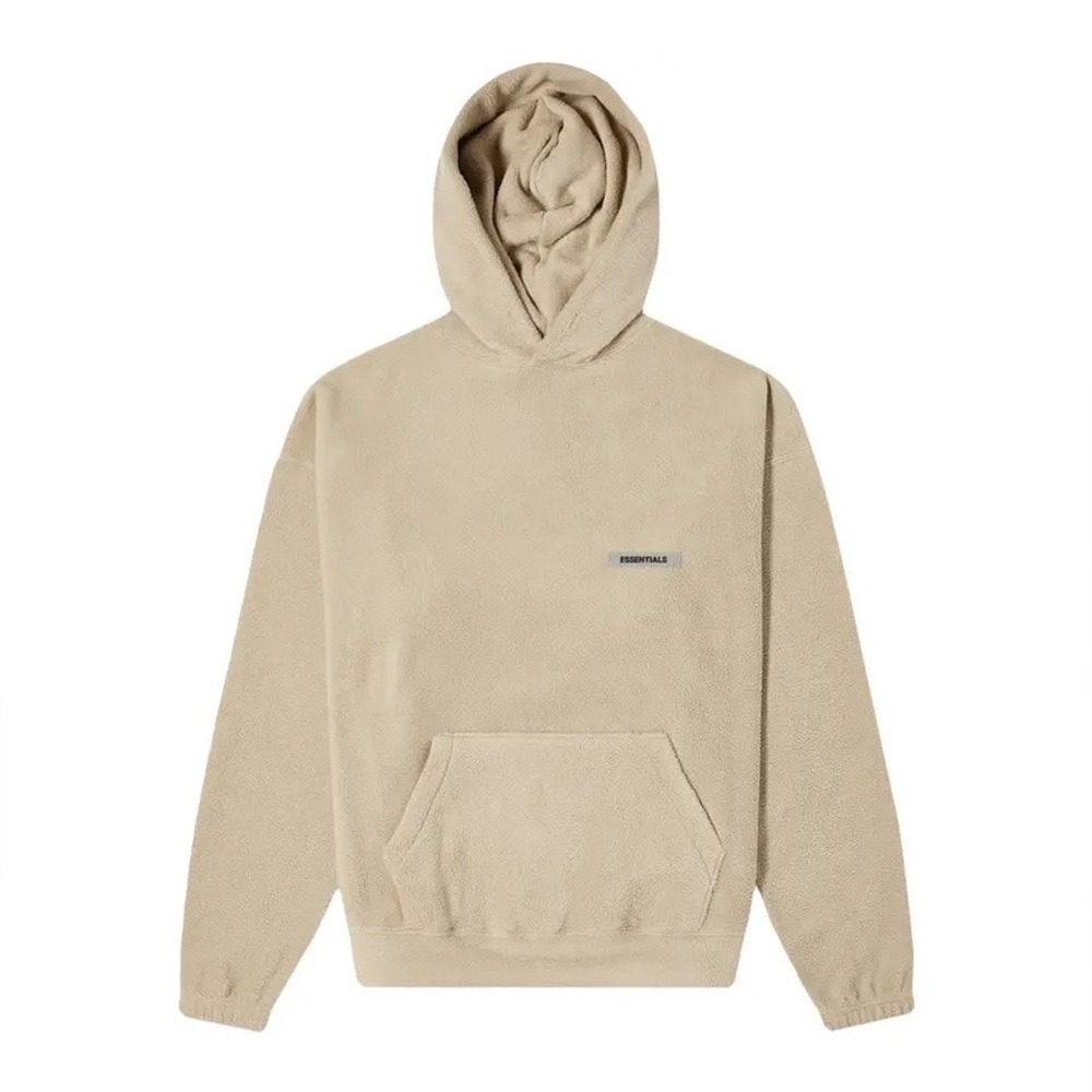 NEW Fear of God Essentials Polar Fleece Hoodie Olive XS